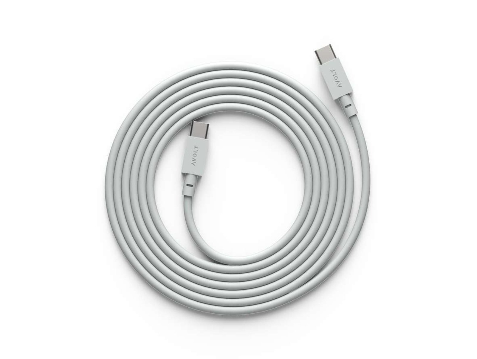 Kabel USB-C zu USB-C, grau, Länge 2 m - AVOLT