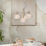 IT'S ABOUT ROMI Bologna pendant light, milk white, 4-bulb