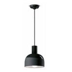 Caxixi pendant light made of ceramic, black