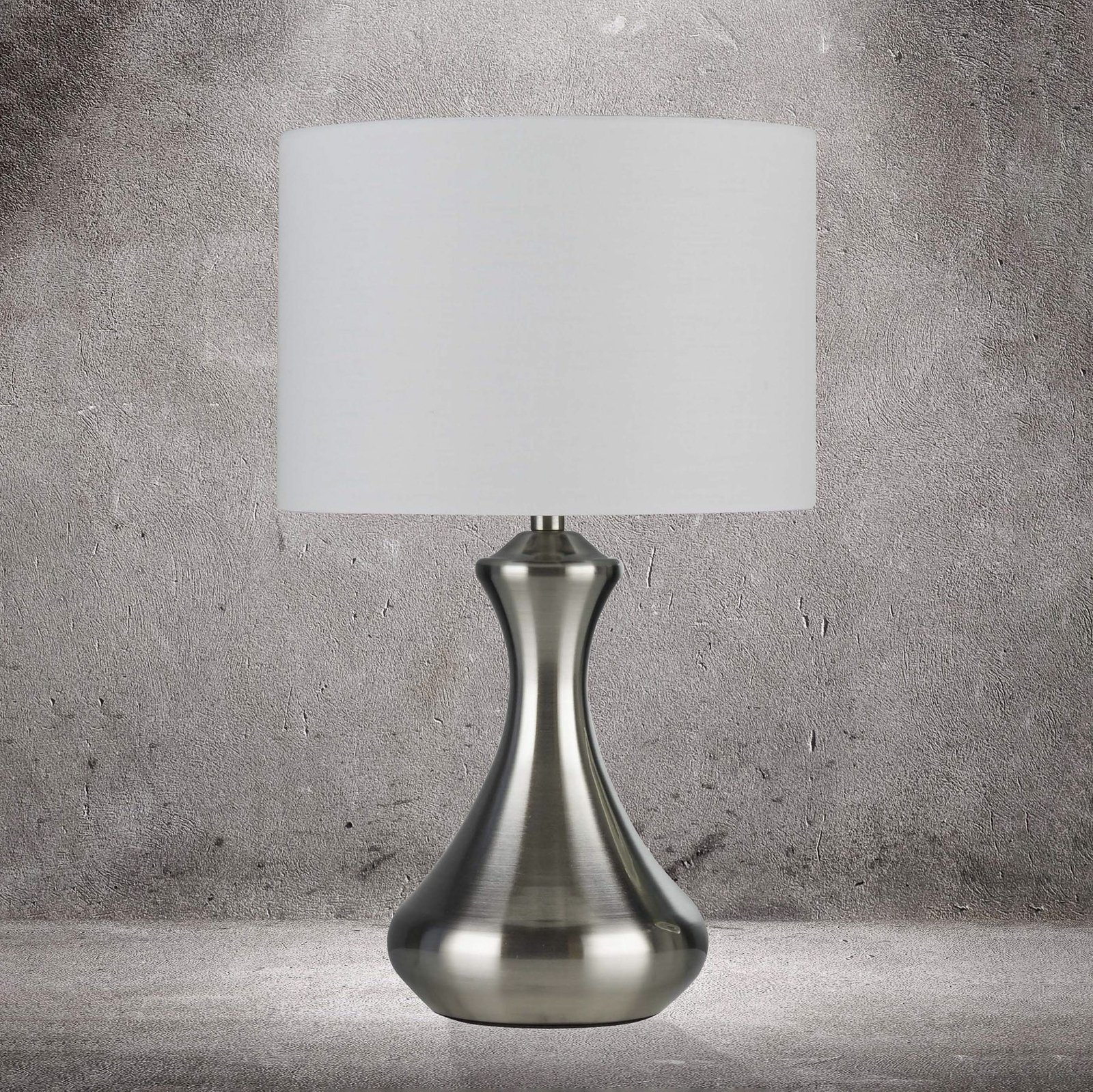 Touch 2750 table lamp, satin silver