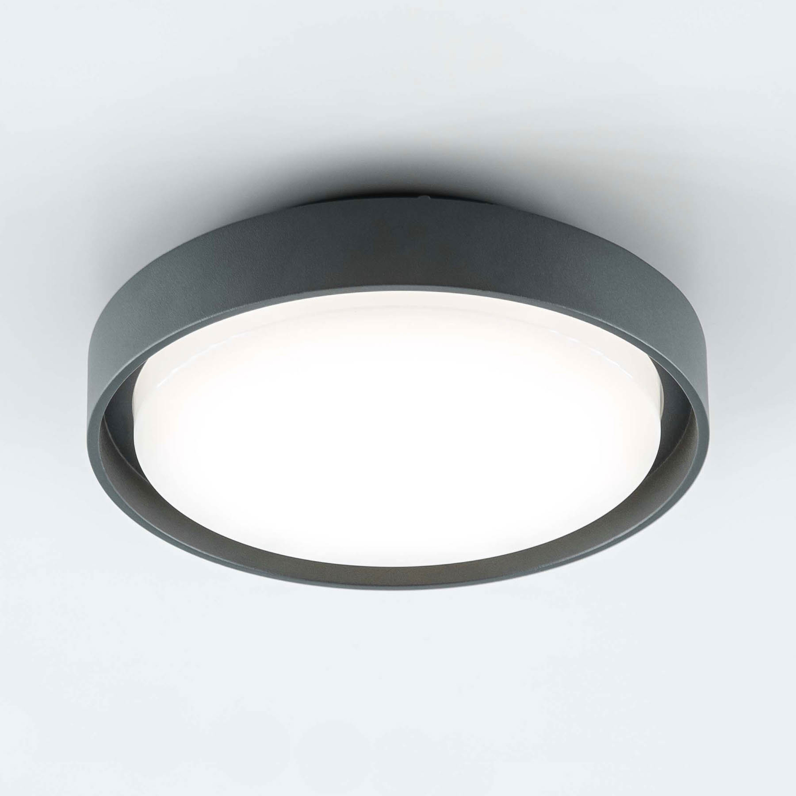 EVN Tectum LED-Außendeckenleuchte rund, Ø 25 cm