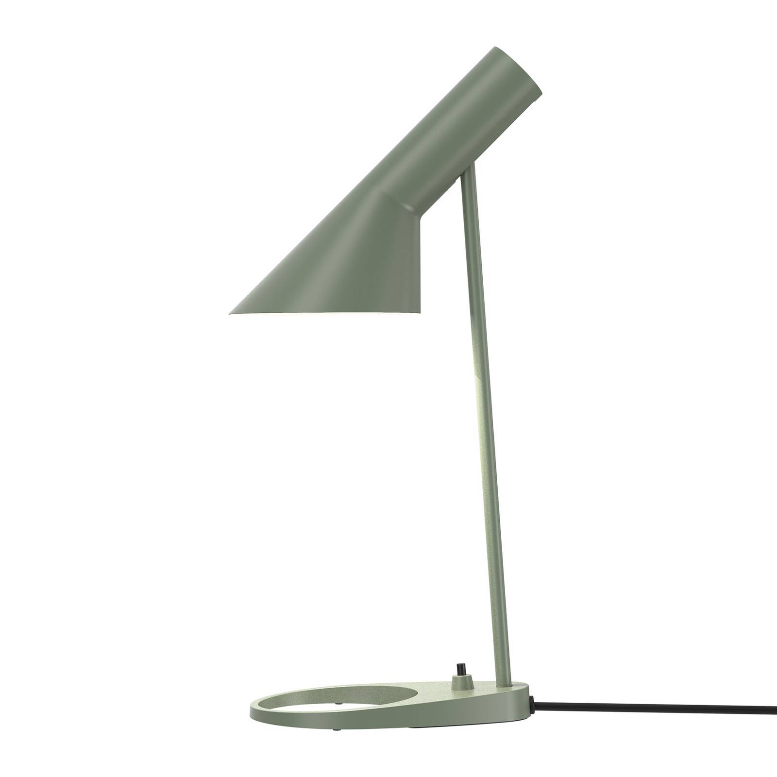 Louis Poulsen AJ Mini table lamp pivotable head, for Living / Dining Room, steel, die-cast zinc, E14, 20 W, H: 43.3 cm