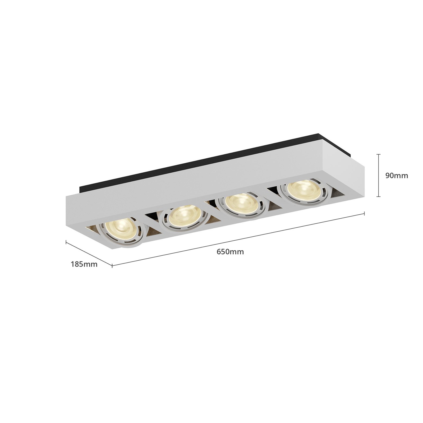 Ronka 4 Plafondlamp White - Arcchio