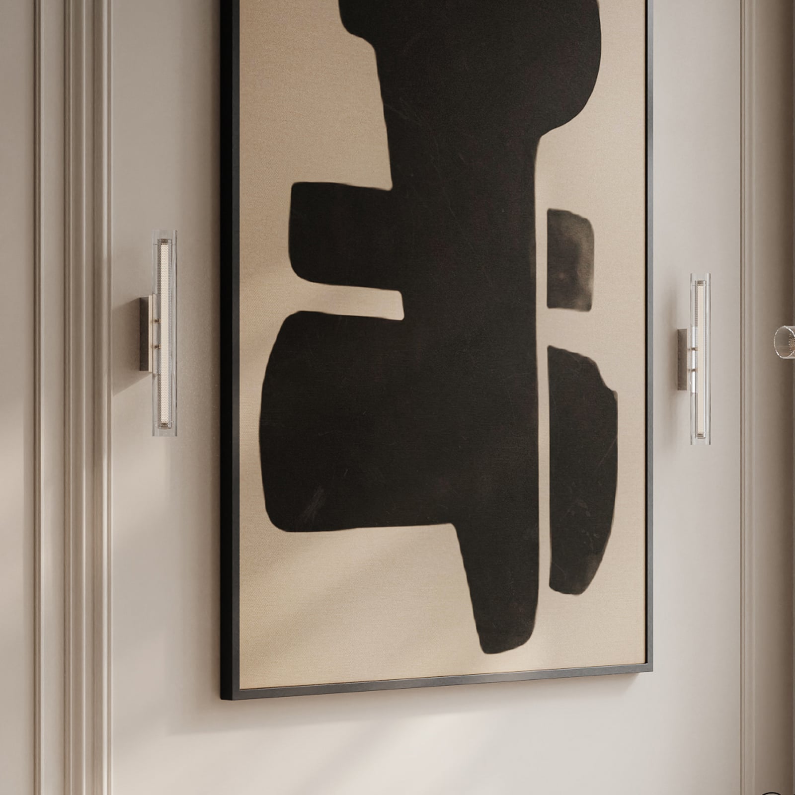 Applique murale Frame LED, 50 cm, chrome, à intensité variable - 101 Copenhagen