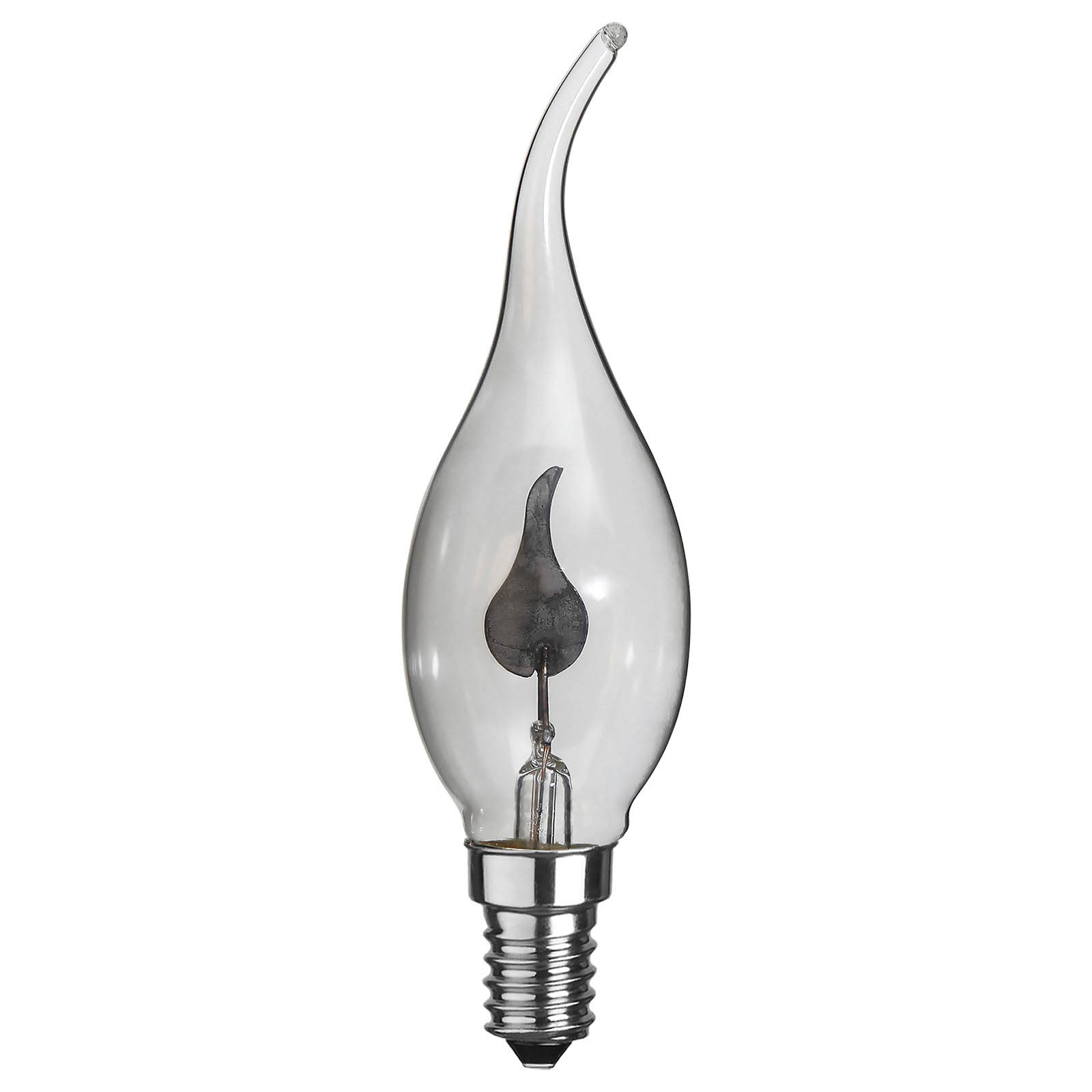 LED-Windstoßkerzenlampe E14 3W Flammeneffekt