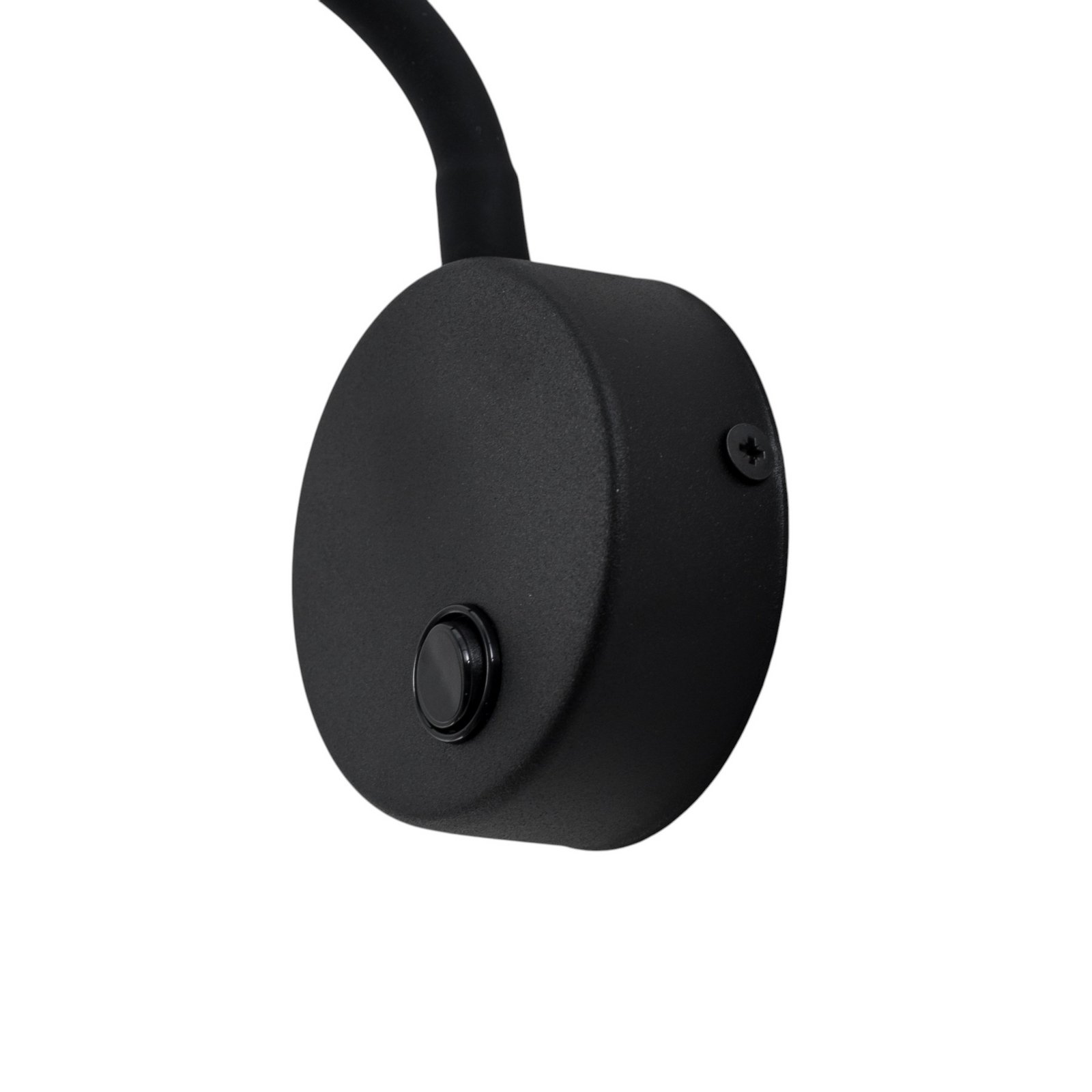 Lagos wall light, black/gold, 45 cm, reading lamp, G9