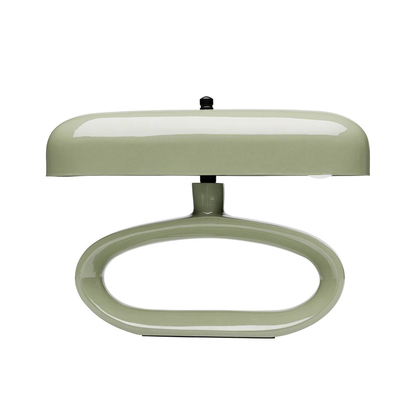 KARE Tischleuchte Suki, salbeigrün, Metall, 26 cm, E14