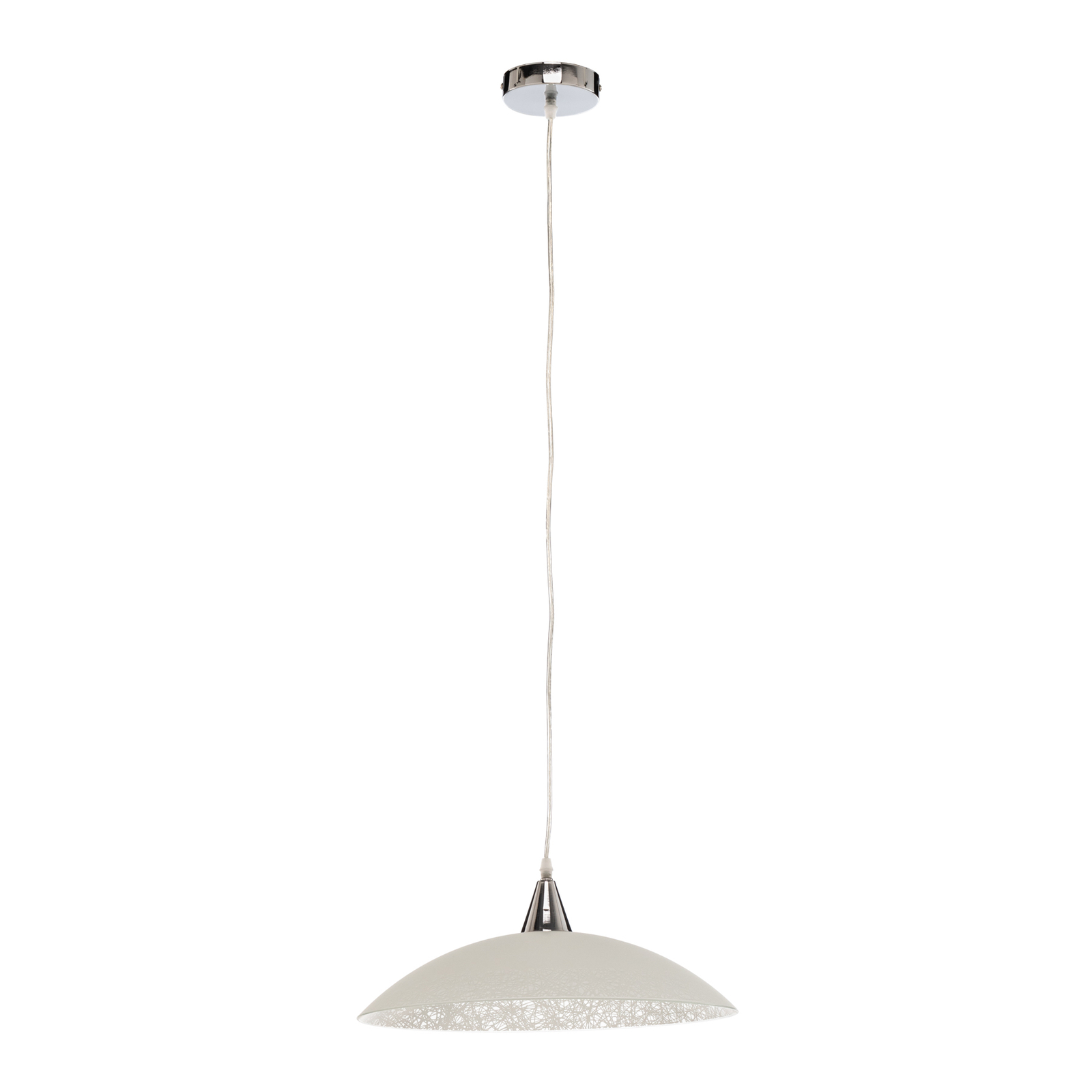 Lente hanging light, satin glass lampshade, Ø 40cm