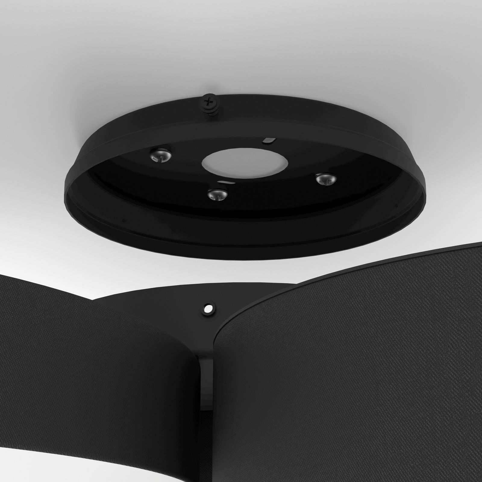 EGLO connect pametna LED stropna svetilka Barbano-Z, črna