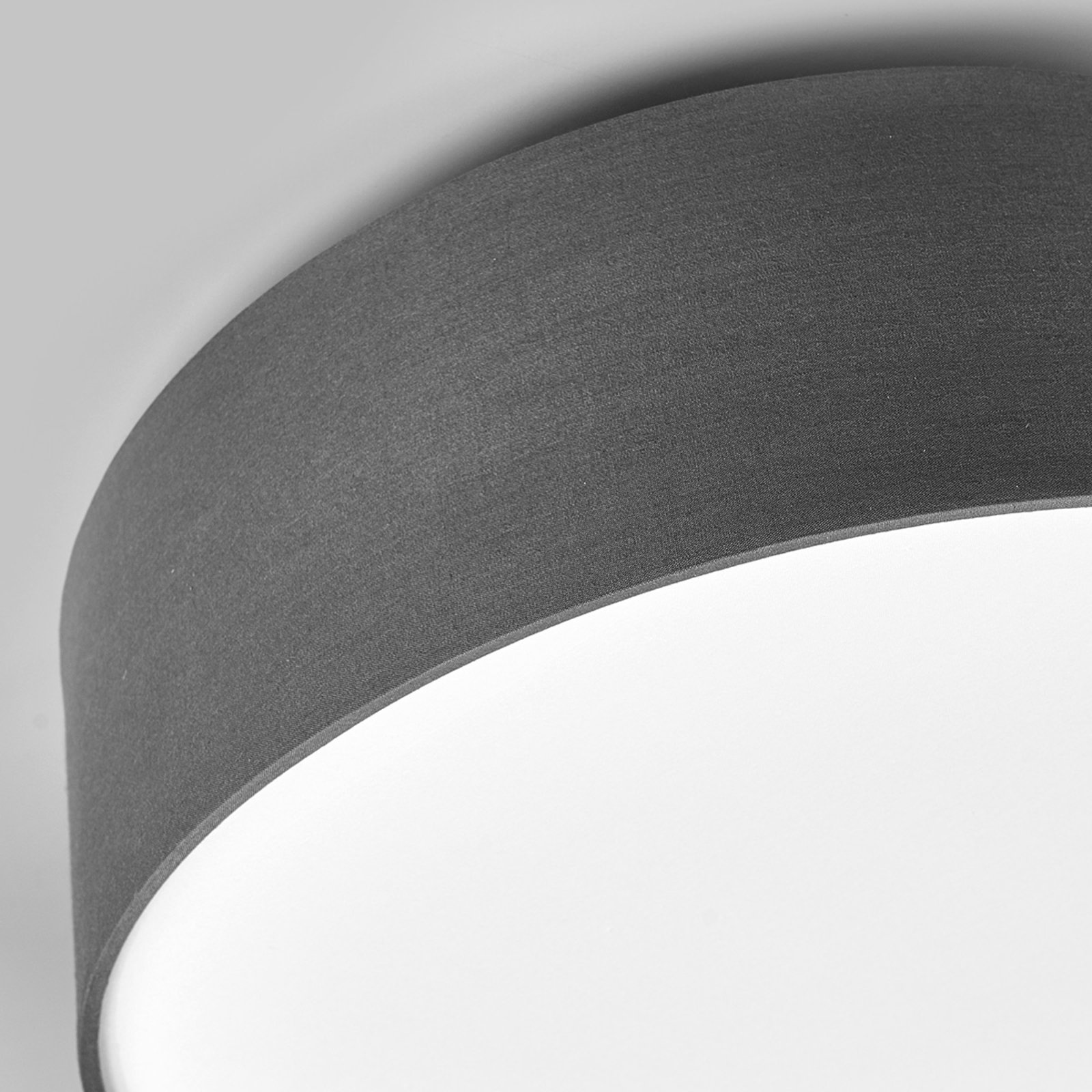 Stropní osvětlení Sebatin, 40 cm, šedé