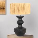 Lyons 3748ZW table lamp, Natur wickerwork