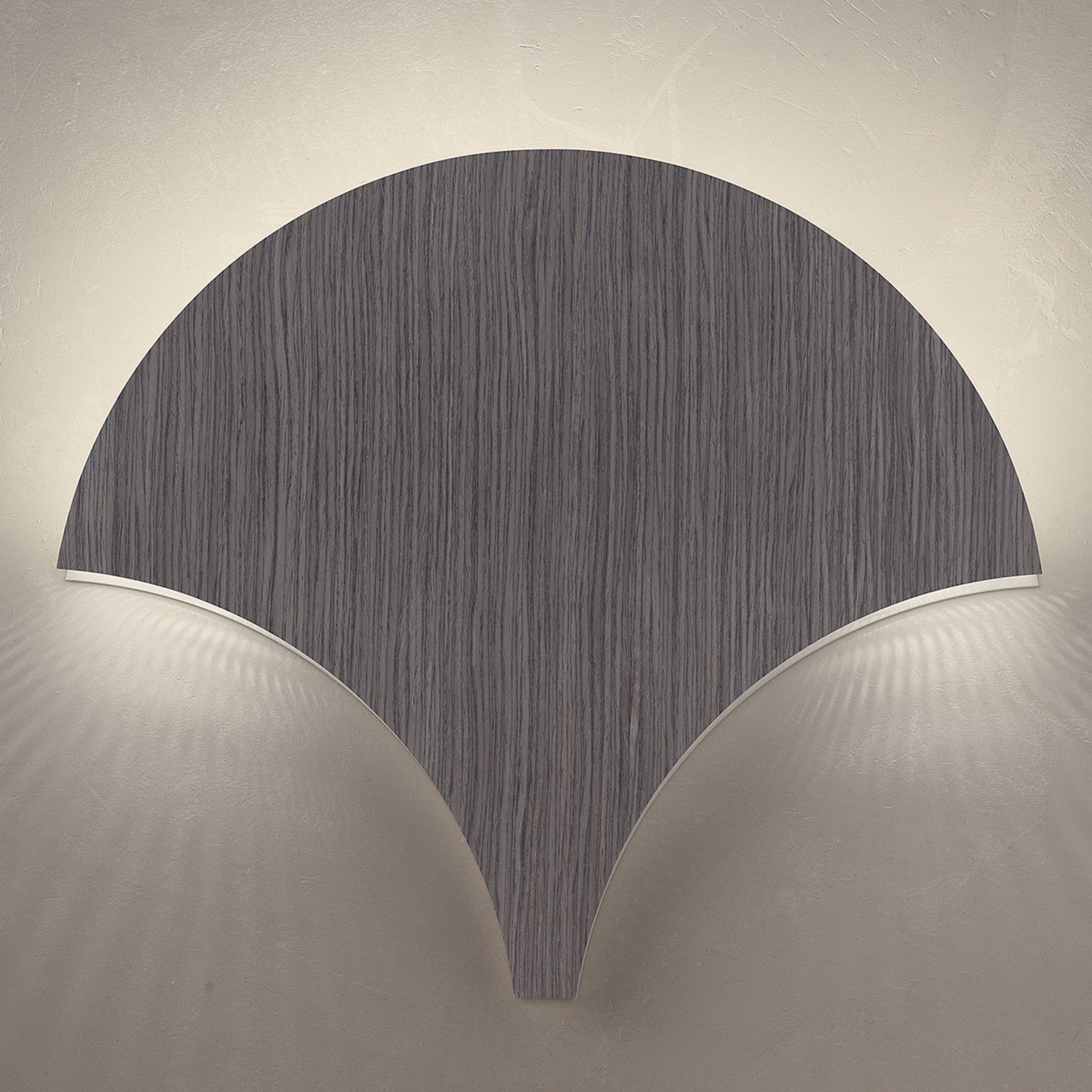 Applique LED Palm, gris abachi