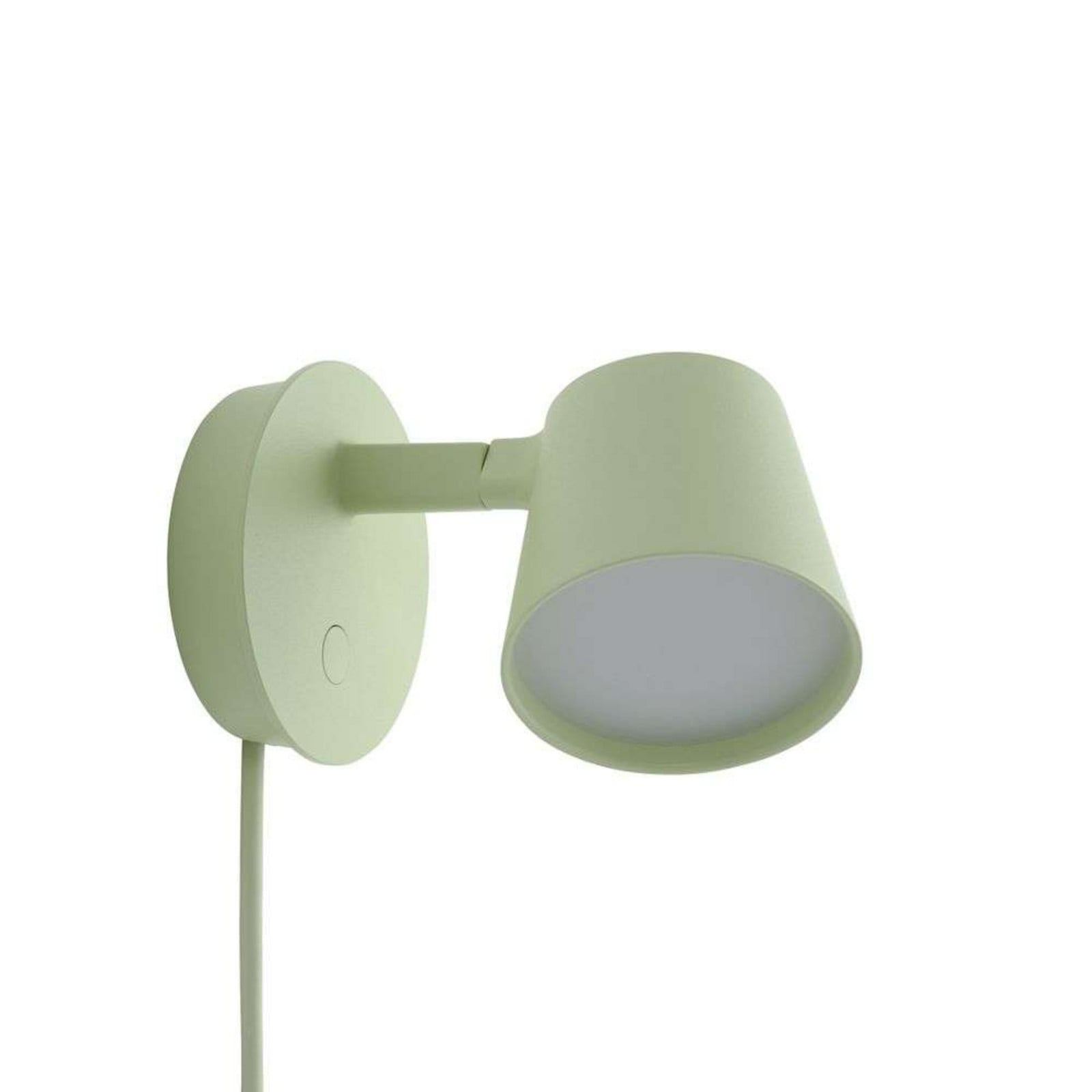 Tip Wandleuchte Light Green Muuto - Wohnzimmer - Aluminium