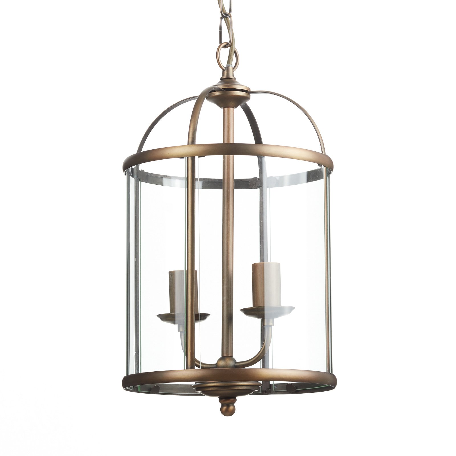 Lampada a sospensione Pimpernel, Ø 23 cm, bronzo