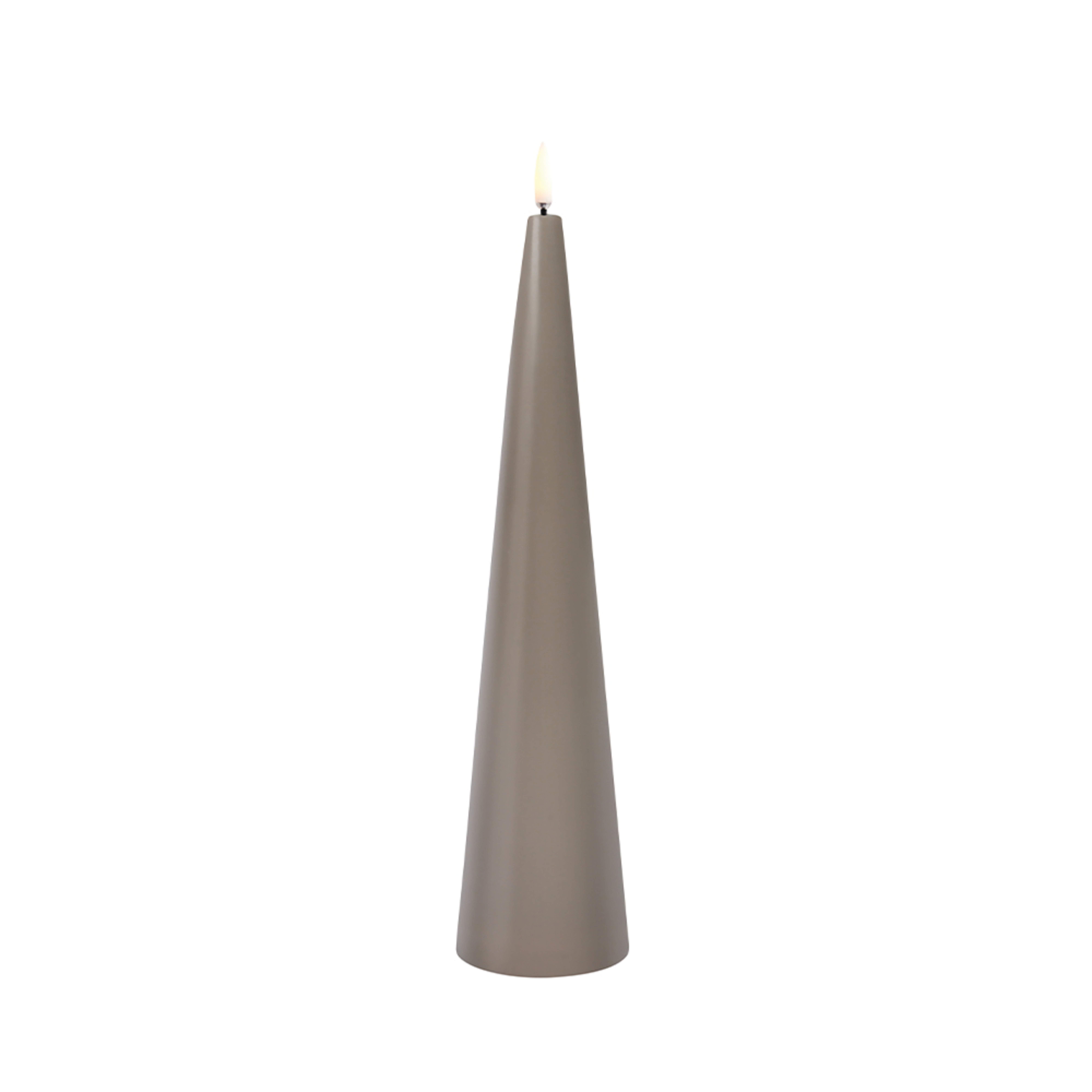 Candela a Cono LED 6,8x30 cm Sandstone/Smooth - Uyuni Lighting
