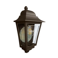 Aplique para exterior Deco Lane, bronce, farol, aluminio, IP44