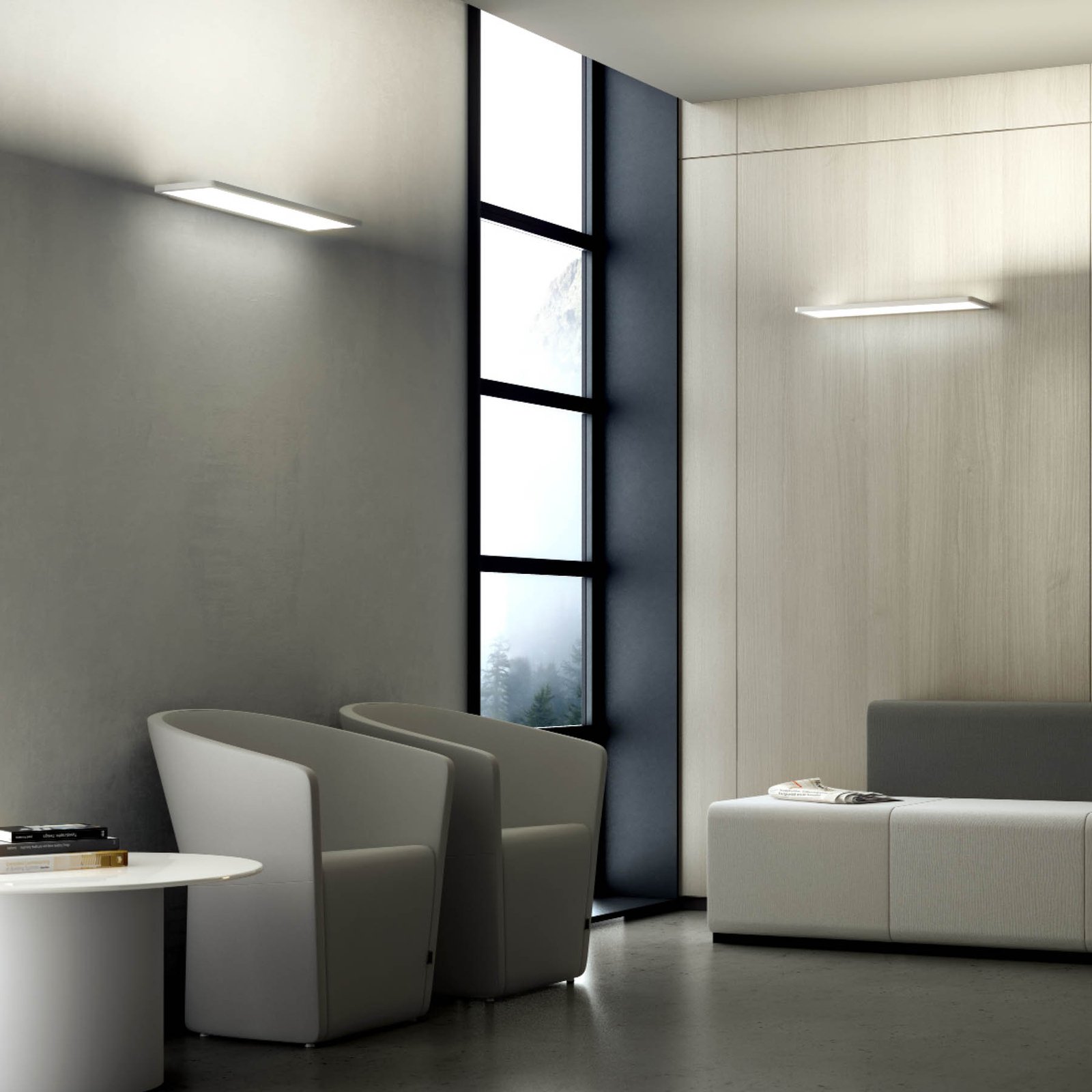 XAL Uzdevumu sienas LED sienas lampa 3000K dimmable white