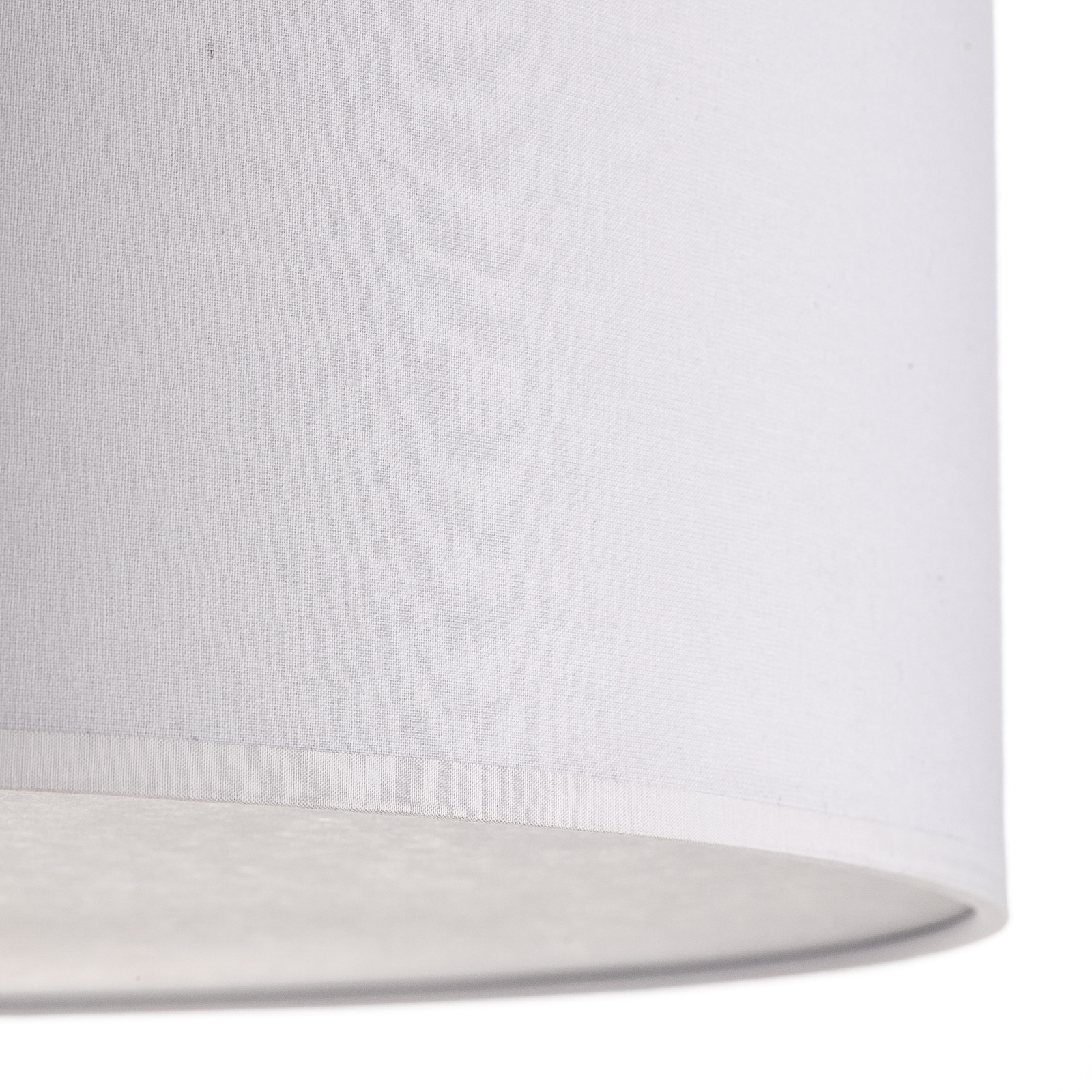 Lampa sufitowa Rondo z dystansem, biała Ø 60cm