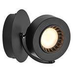 LEDVANCE Venus LED nástenné bodové svietidlo, 3 000 K, vypínač, čierne