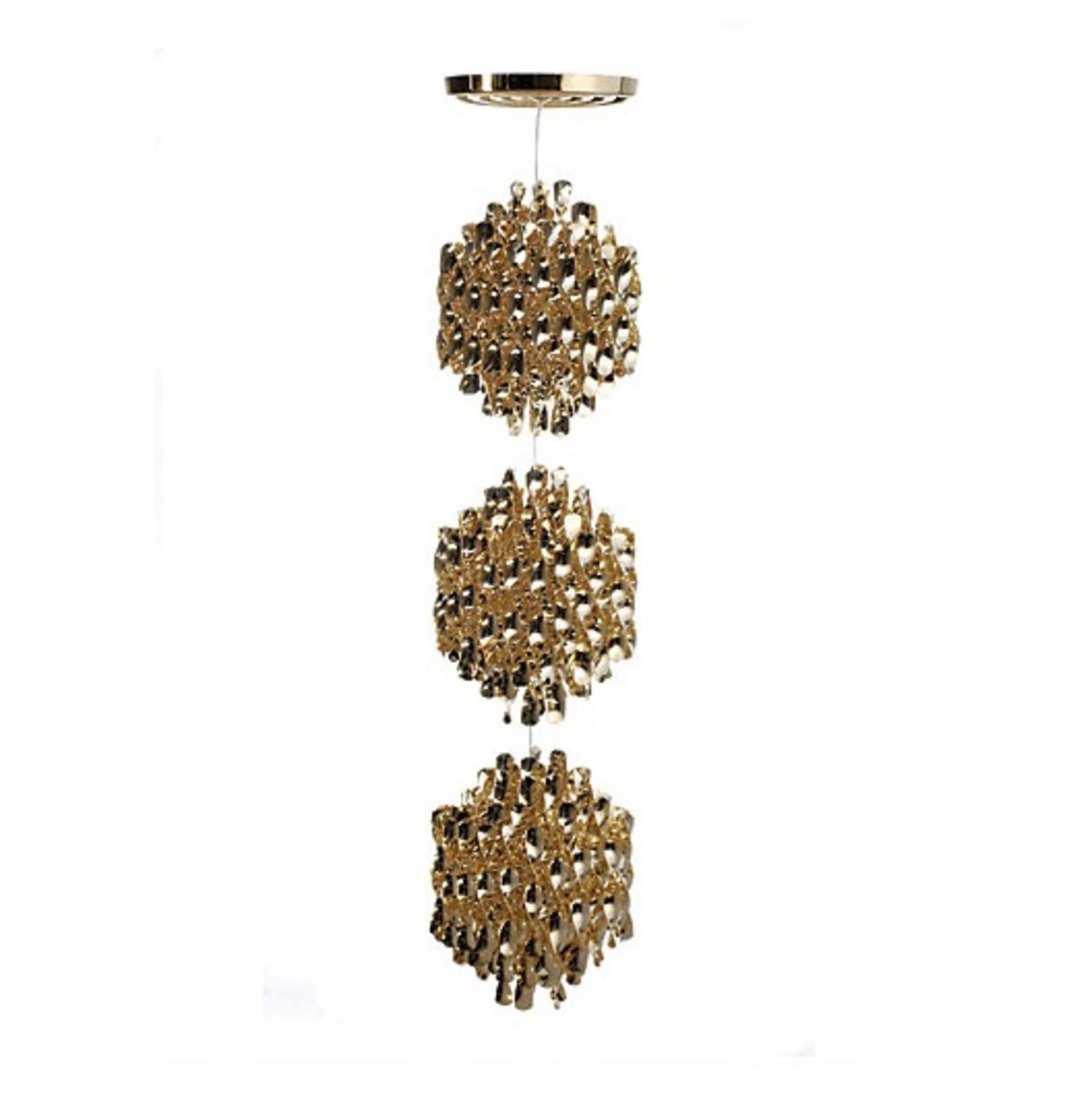 Spiral Pendel SP3 Guld m/loftplade - Verpan