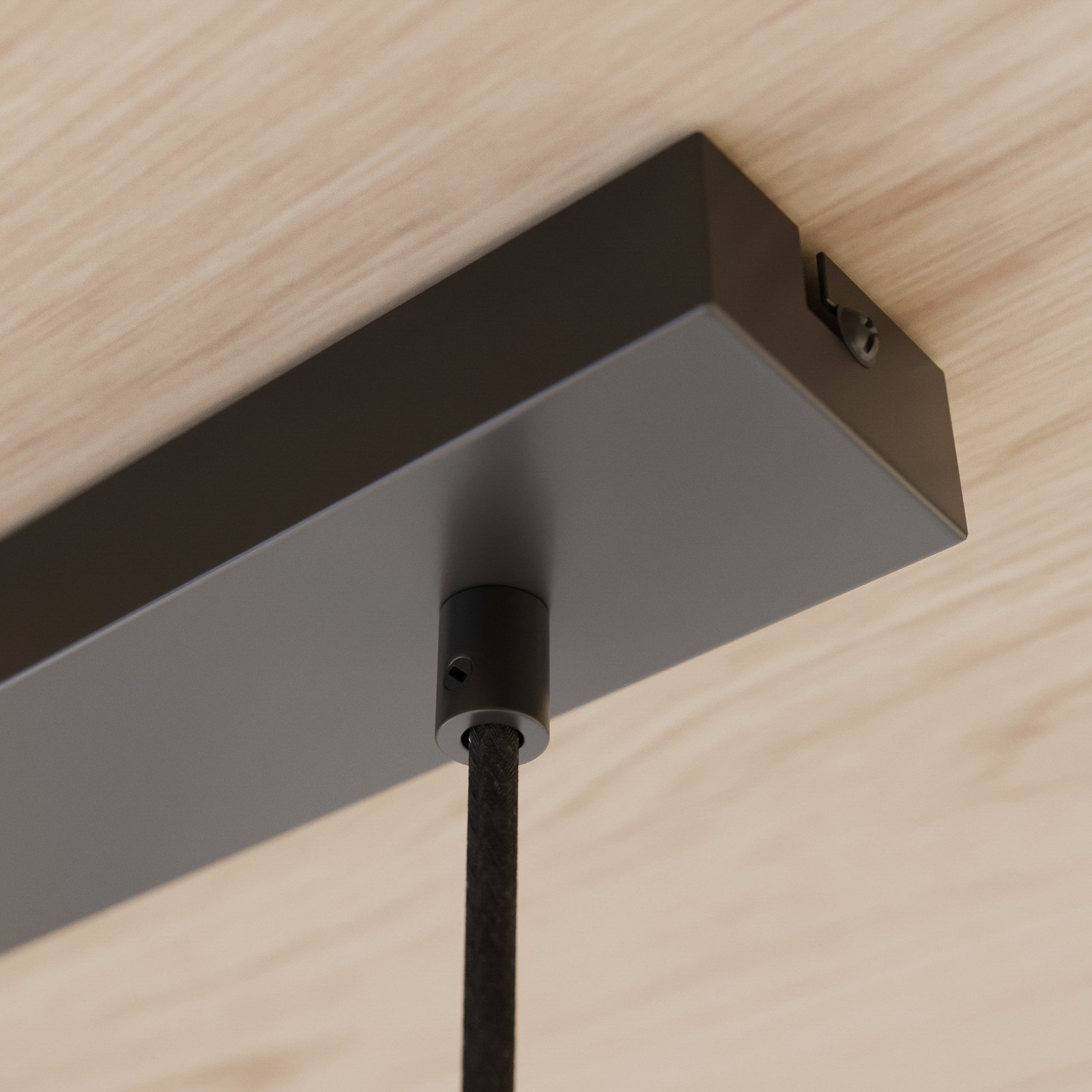 Suspension Clay 3 Noir/Bois - Envostar