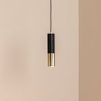 Hängeleuchte Orino, schwarz/gold, Metall, GU10