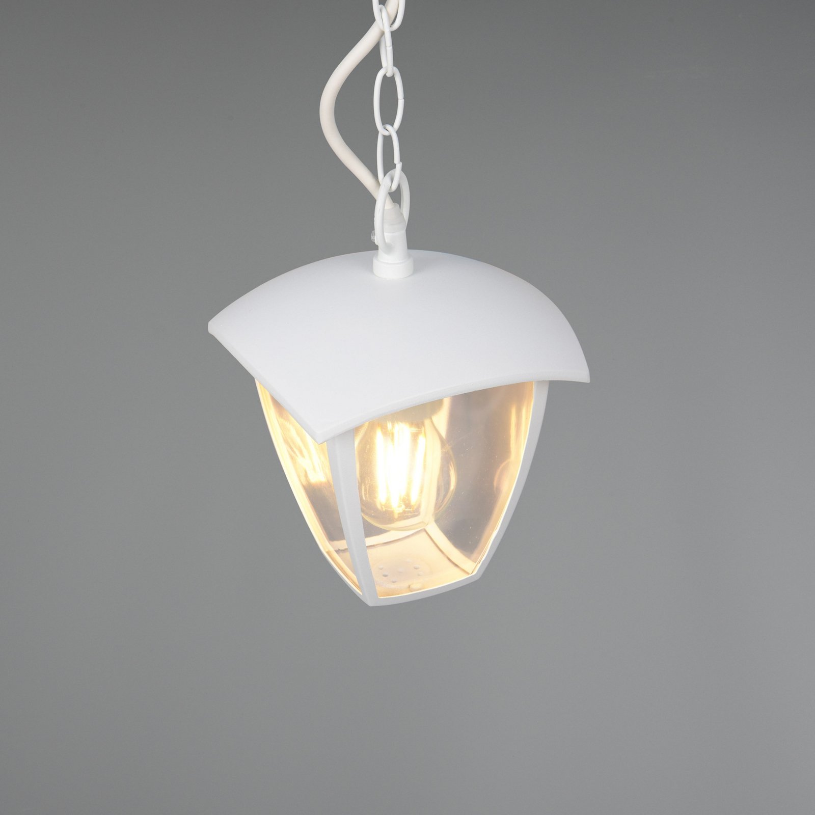 Āra piekaramais gaismeklis VENTA, balts, 17 x 17 cm, metāls, IP44