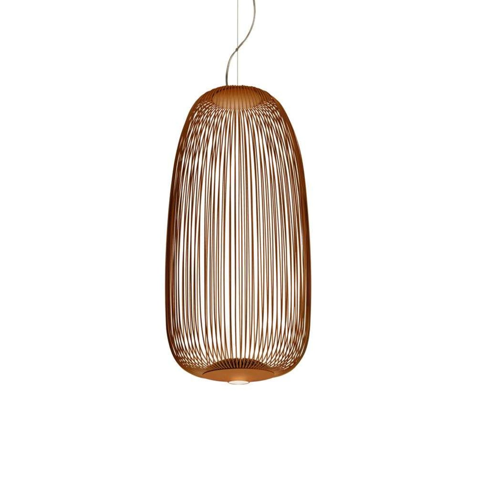 Spokes 1 LED Lustră Pendul Dimmable 10m Copper - Foscarini