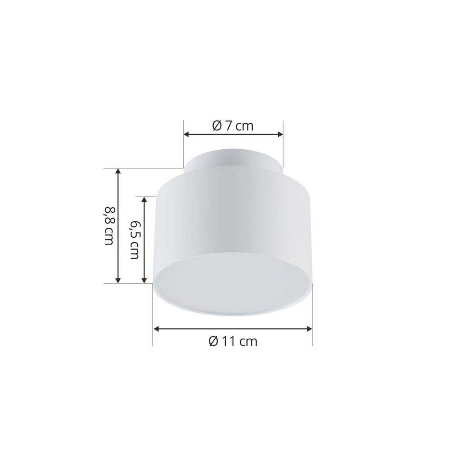 Nivoria LED Spoturi Backlight Ø11 White - Lindby