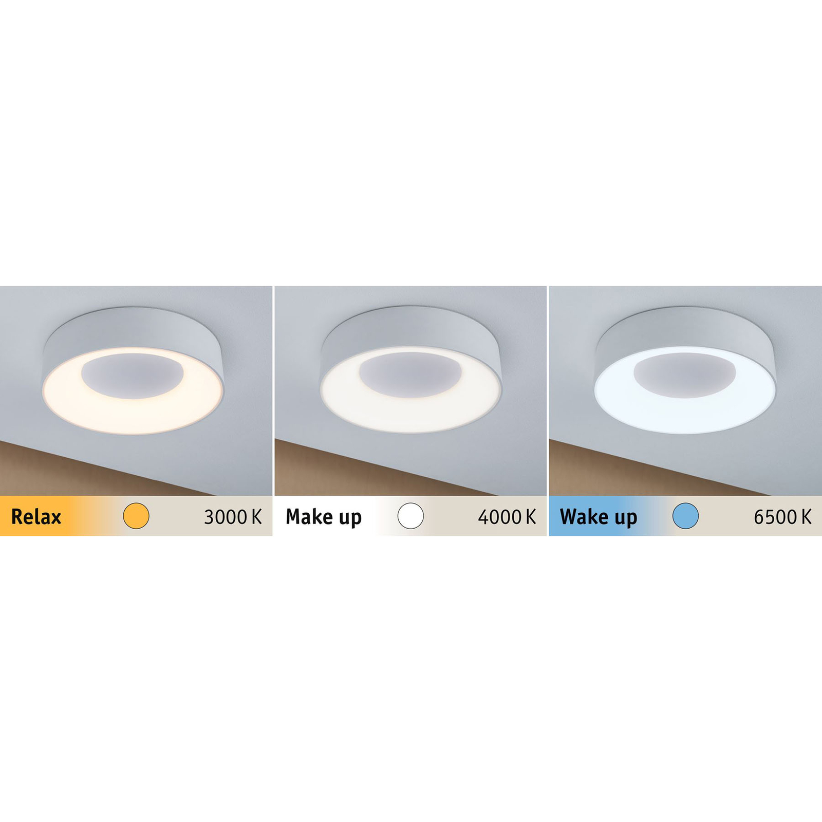 Paulmann HomeSpa Casca LED-Deckenleuchte CCT, weiß