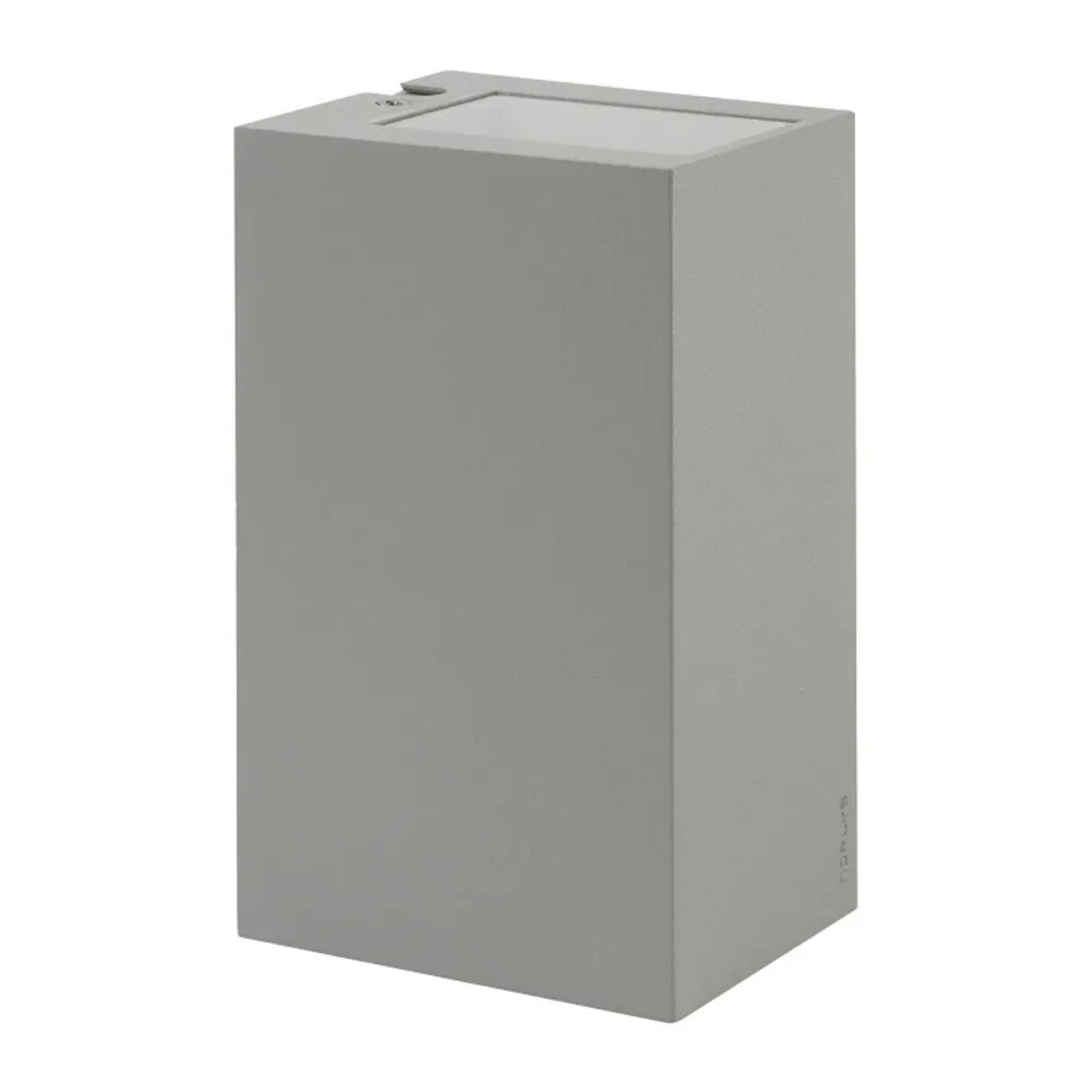 Lillehammer LED Væglampe Bred Ned Alu Norlys - Aluminium