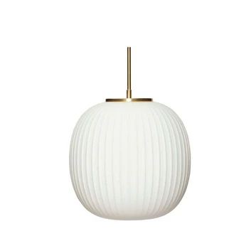 Serene Pendelleuchte Ø32 Opal/Brass - Hübsch