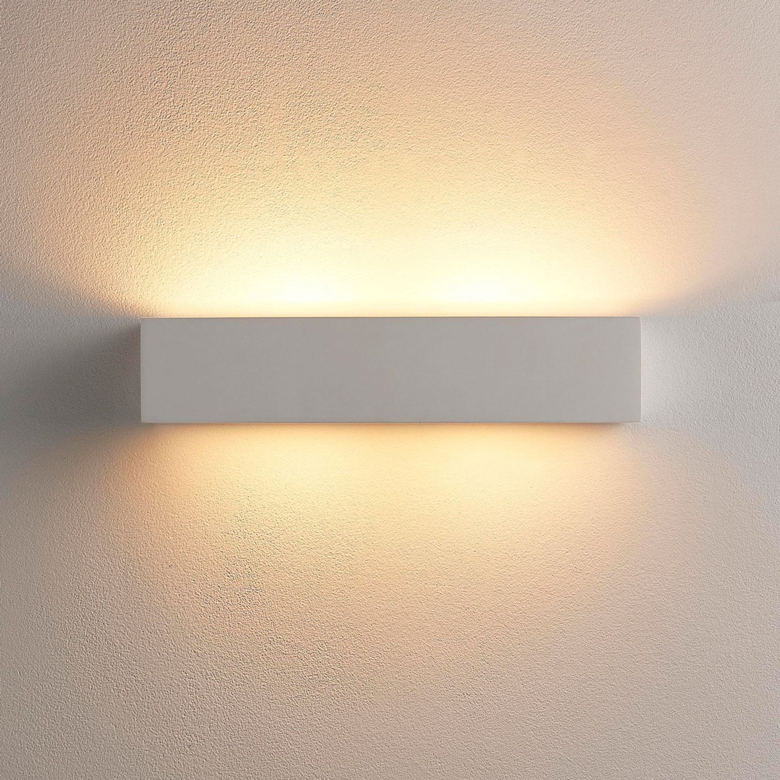 Vegglampe i gips Tjada med G9 LED pærer | Lampegiganten.no Vegglampe i gips Tjada med G9 LED pærer | Lampegiganten.no