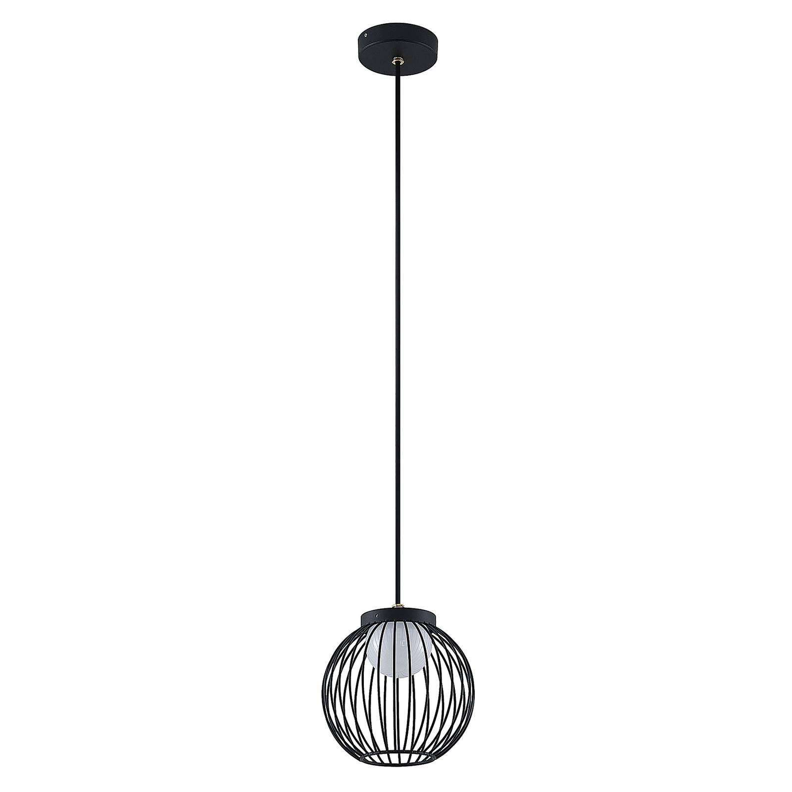 Lucande Kartivan LED outdoor pendant light IP65, aluminium, iron, plastic, 7.5 W, H: 20.6 cm