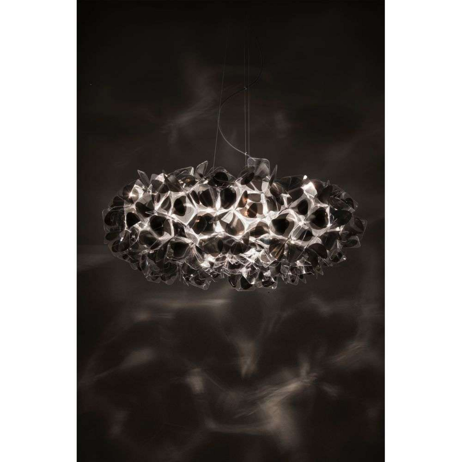 Clizia Lampada a Sospensione Mama Non Mama Large Black/Transparent - Slamp