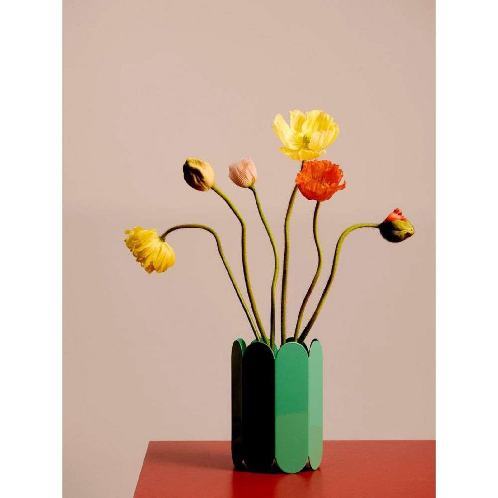 Arcs Vase S Green - Hay