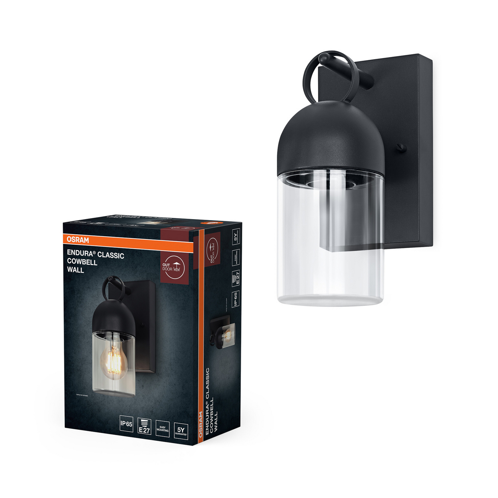 OSRAM Φωτιστικό εξωτερικού χώρου ENDURA CLASSIC COWBELL, σκούρο γκρι IP65 OSRAM Φωτιστικό εξωτερικού χώρου ENDURA CLASSIC COWBELL, σκούρο γκρι IP65