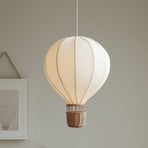 Lindby suspension Balloon, Ø 30 cm, rotin, E27