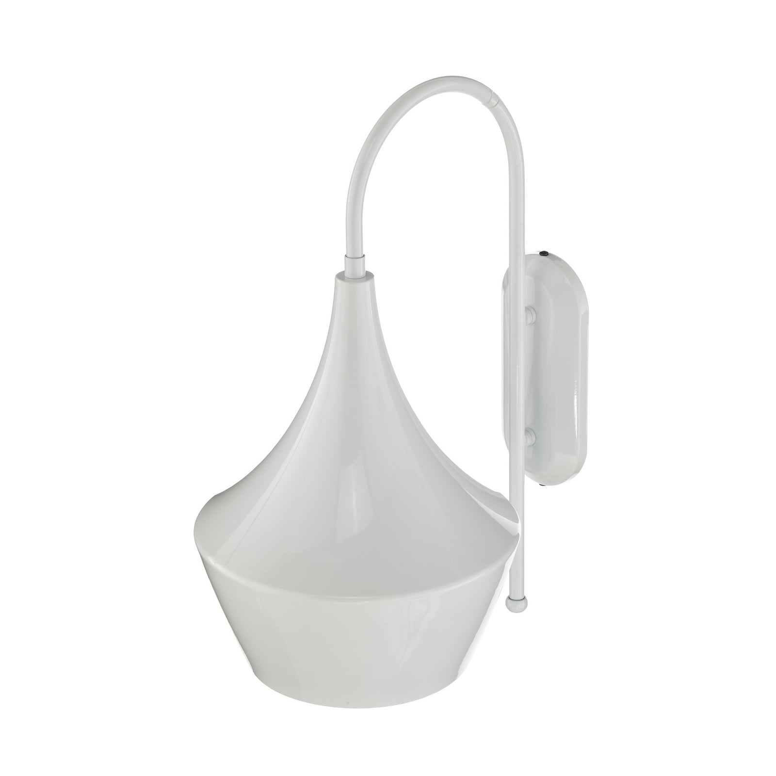 Wandleuchte Olaf, weiß, Metall, Höhe 48 cm Wandleuchte Olaf, weiß, Metall, Höhe 48 cm