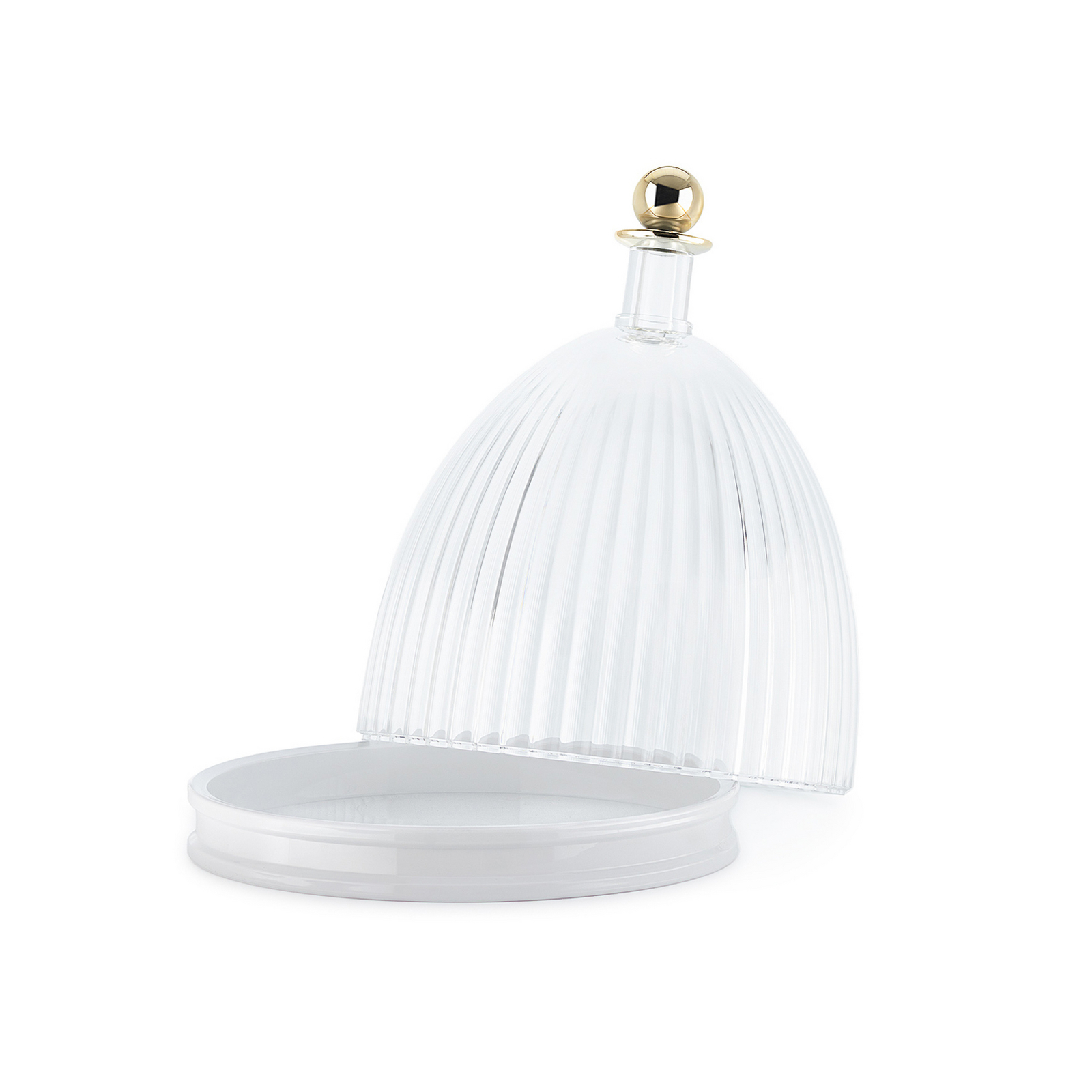 La Coupole dekorativ skål, gjennomsiktig, høyde 30,5 cm - Kartell