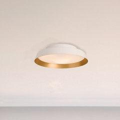 Plafoniera LED Boop! Ø37cm bianco/oro