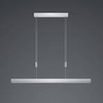 LED-Hängeleuchte Delta, 100 cm, aluminium