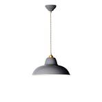 Original 1227 Midi Wide Brass Lustră Pendul Elephant Grey - Anglepoise