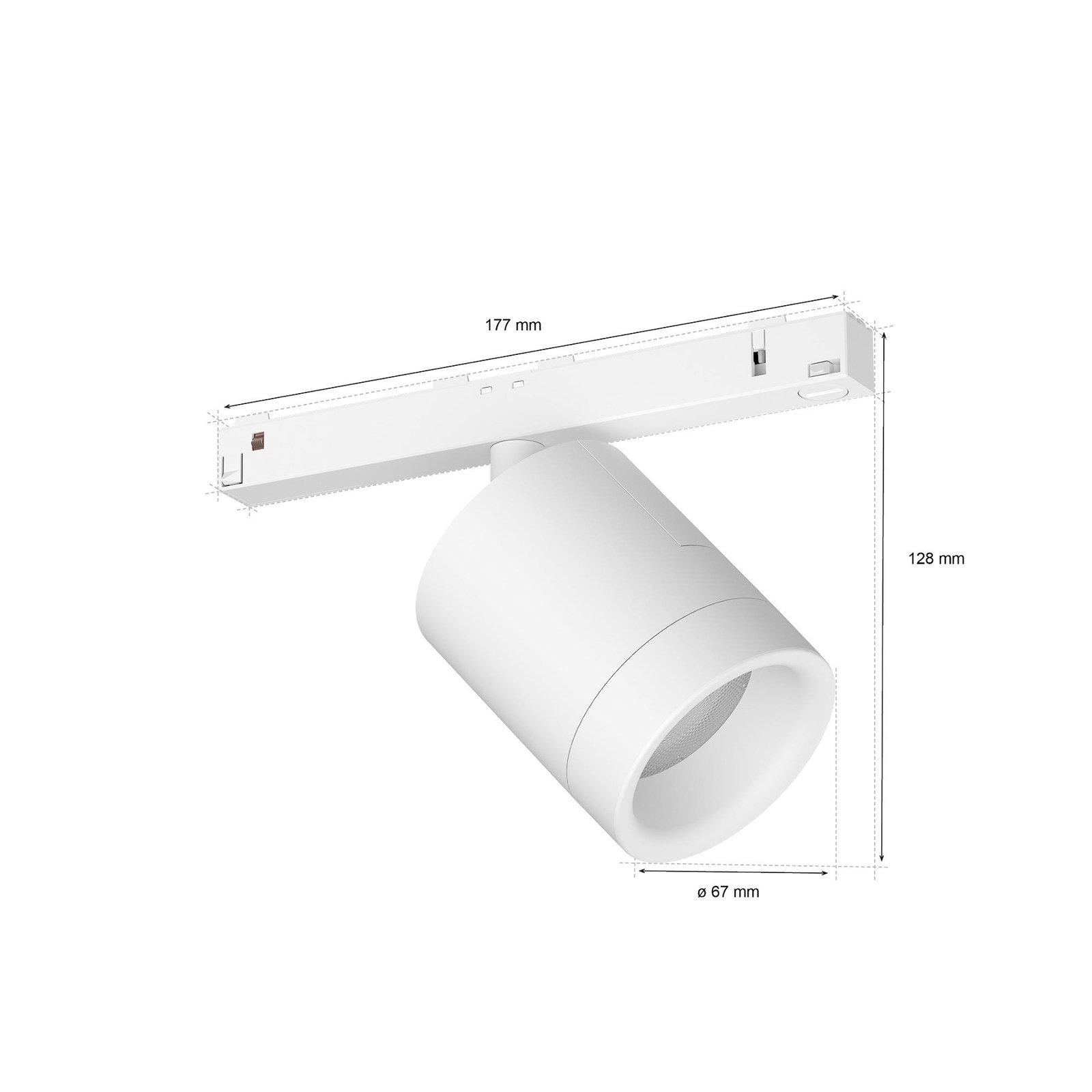 Extensão do projetor LED Philips Hue Perifo, branco