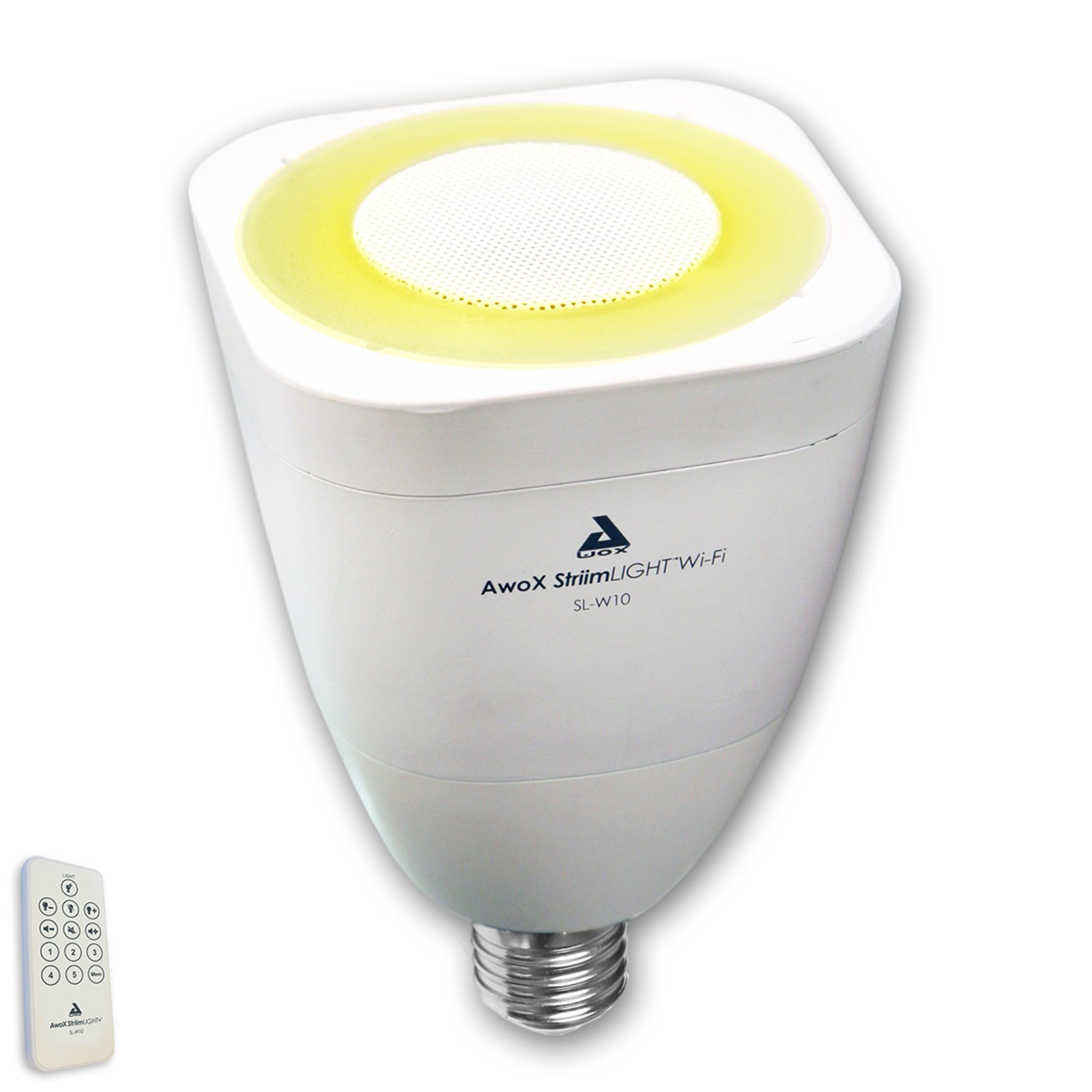 AwoX StriimLIGHT WiFi-White LED-Lampe E27, 7 W