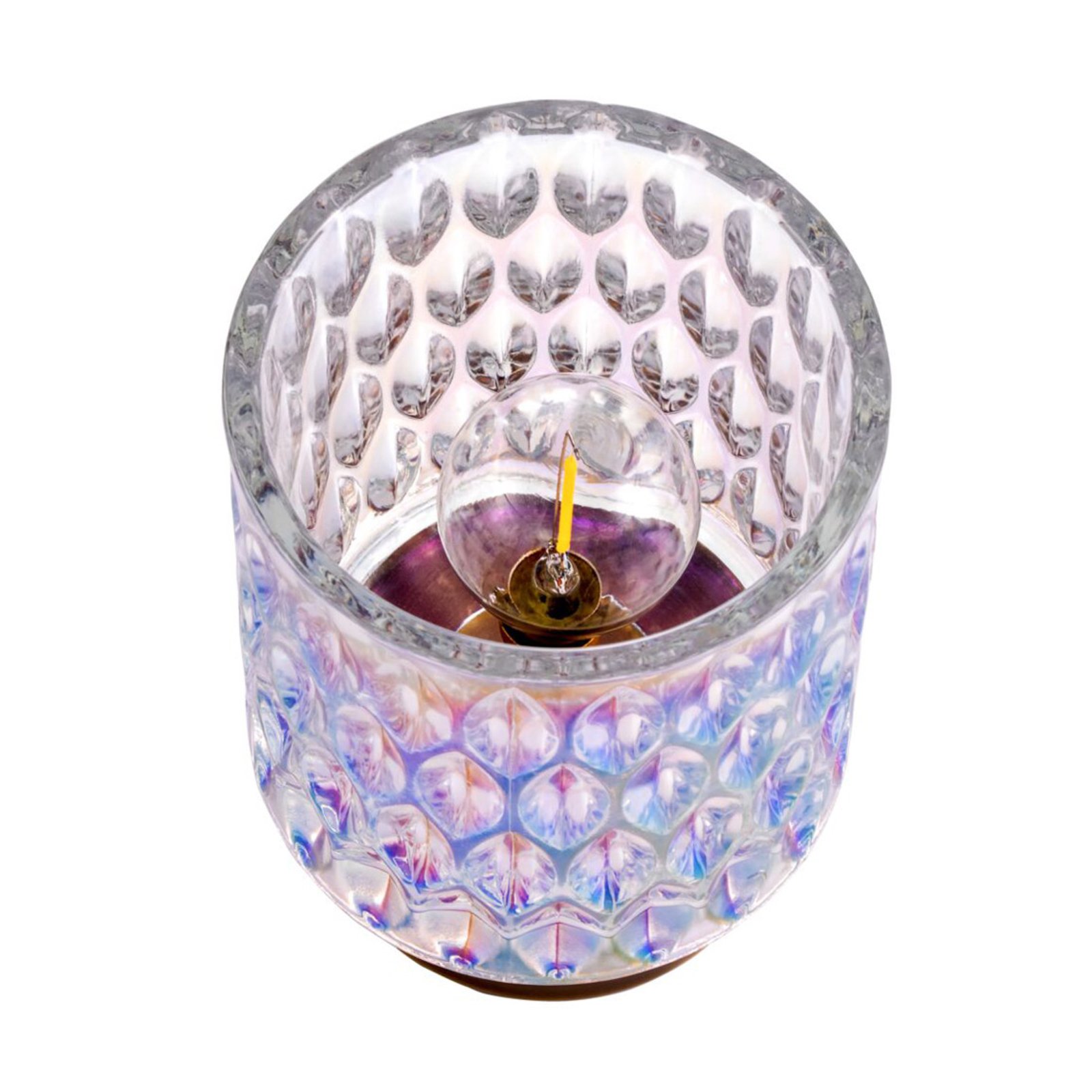 Pauleen Clear Glamour deco lámpa üvegből elemes