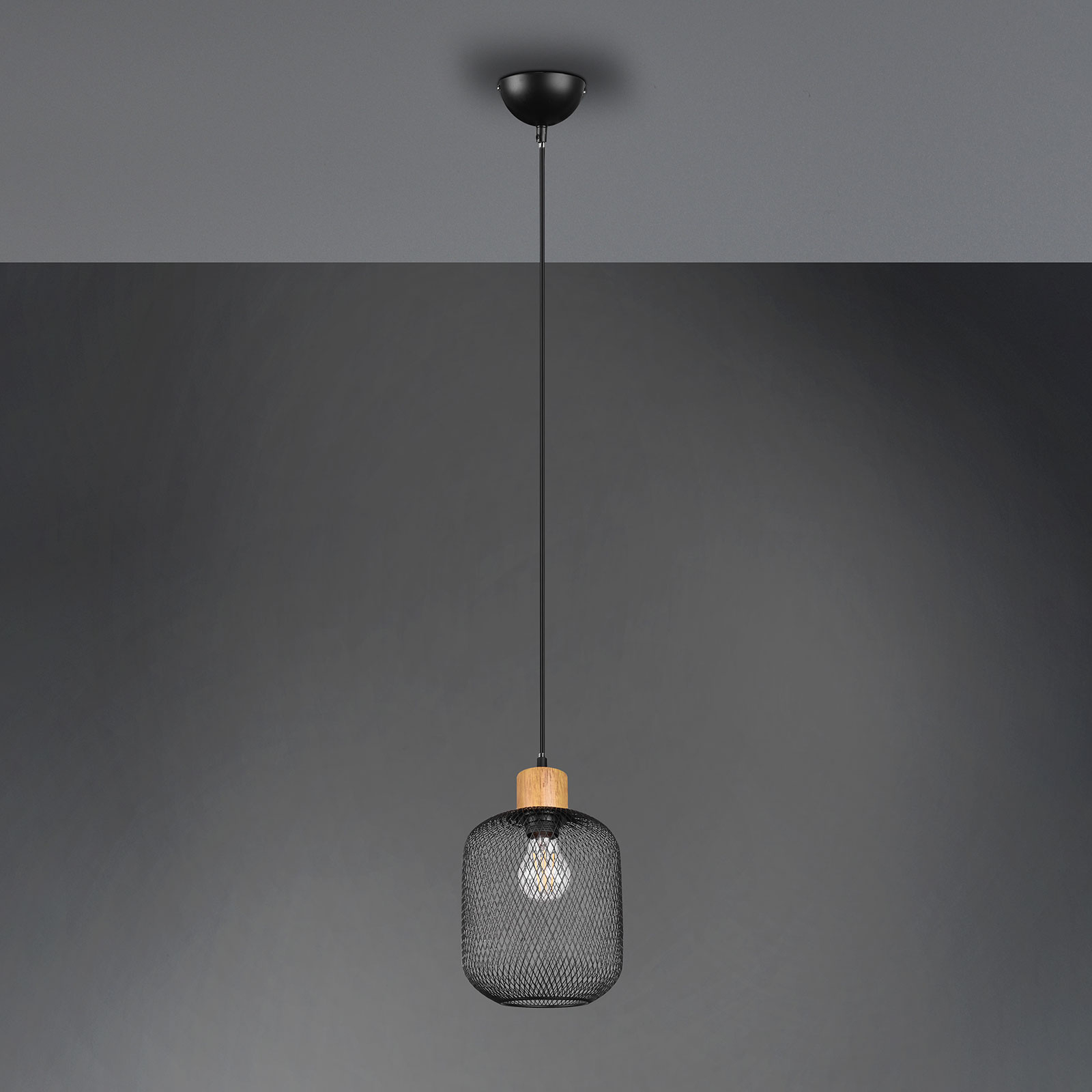 Hanglamp Calimero kooi-look 1-lamp Ø 18 cm