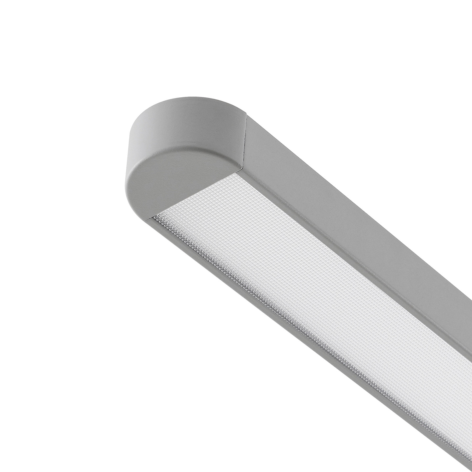 Prios Jalima - toimiston LED-lattiavalaisin, hopea