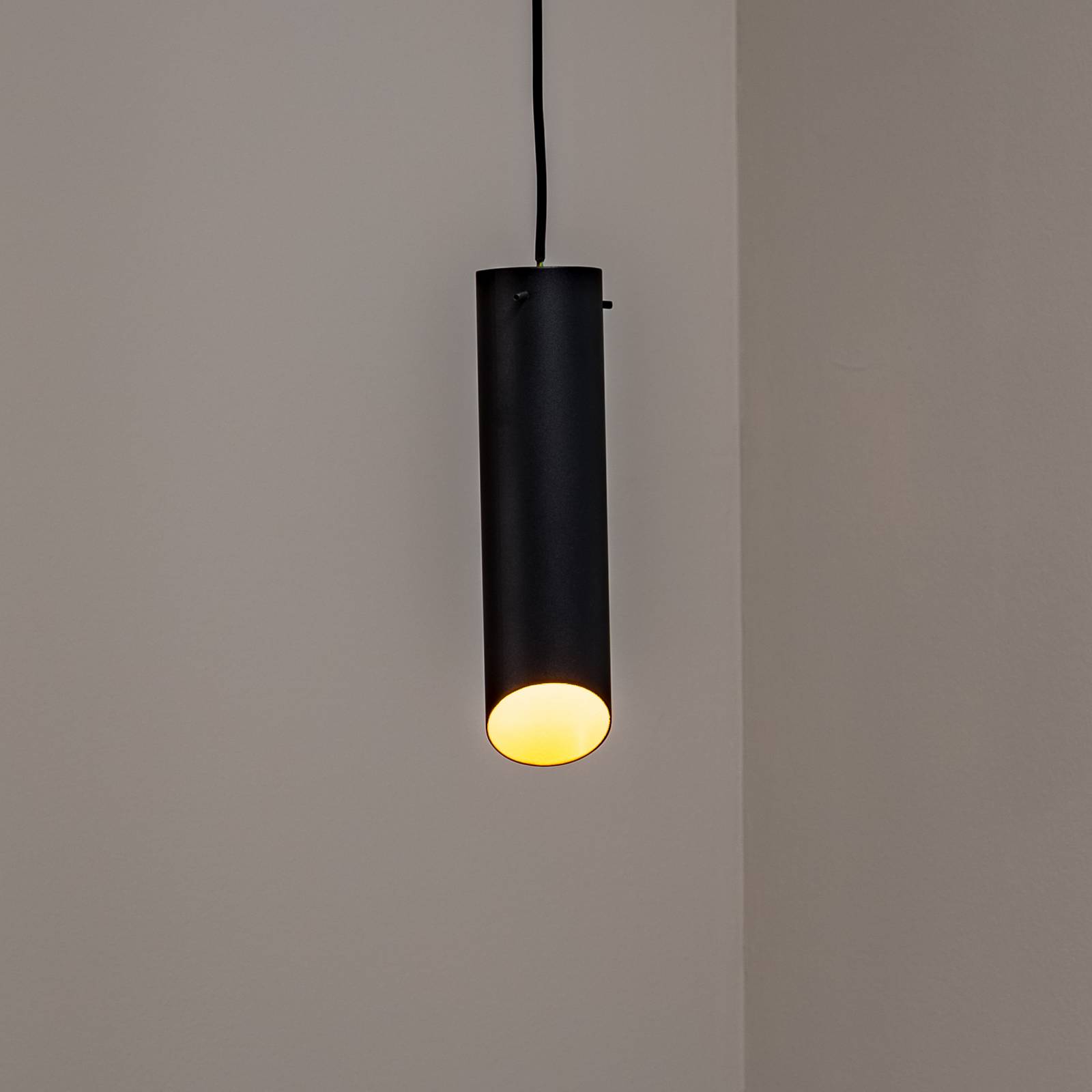 Lampa wisząca Sivani MR-976, czarna, metal, Ø 8 cm