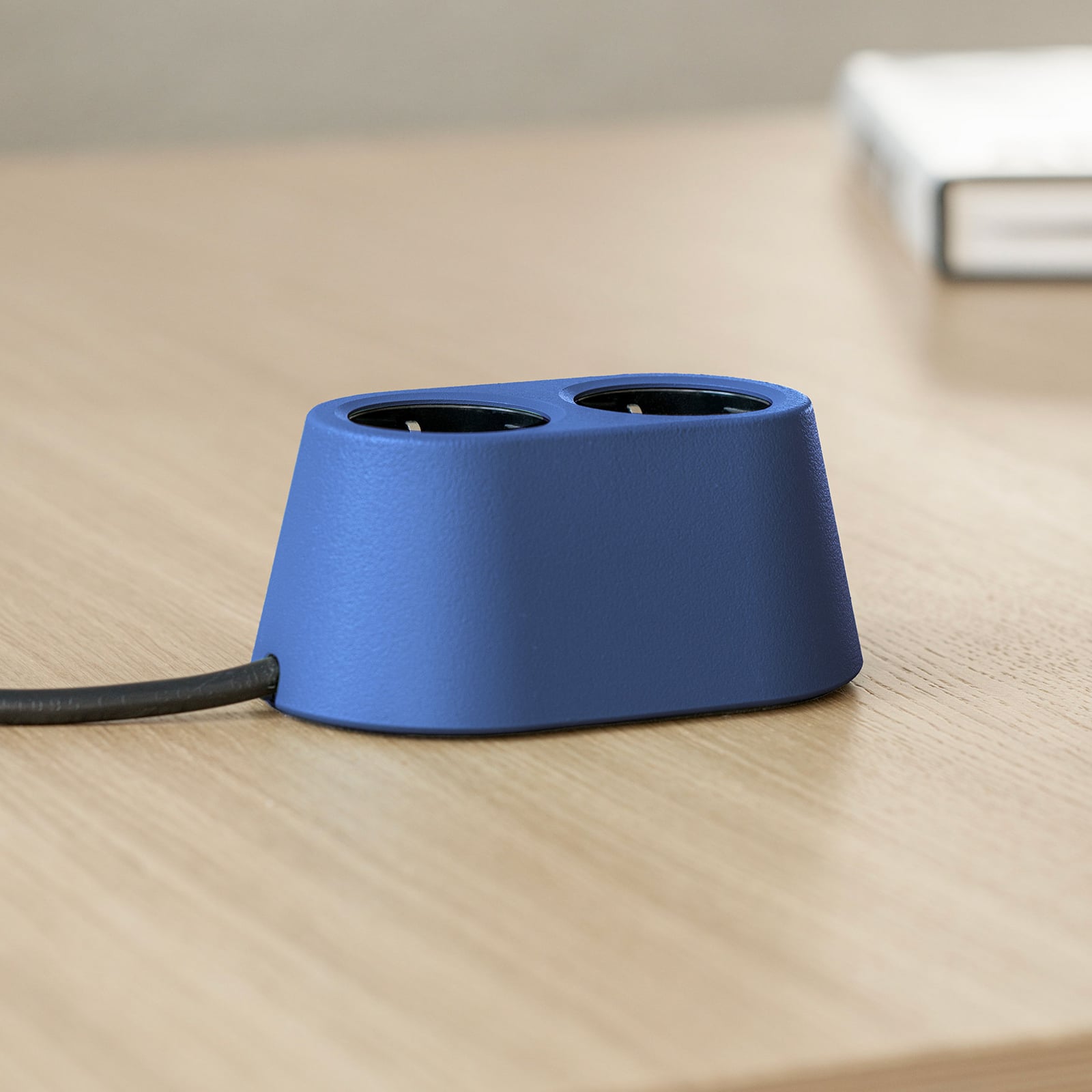 Prise NOMAD BLOCK, bleue, 2 x type F - Forming Function Prise NOMAD BLOCK, bleue, 2 x type F - Forming Function